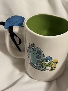 NEW Rae Dunn Disney Pixar Monsters Inc Mike Wazowski 3D Double Sided Sully Mug - Picture 1 of 7