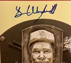 Placa postal de oro firmada por Dave Winfield autógrafo amarillo SD Padres JSA - Imagen 1 de 3