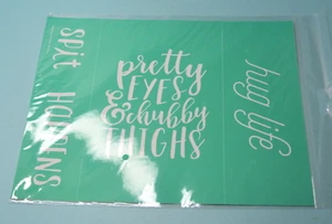 Hug Life Chalk Couture Stencil Retired NIP B191118 - Picture 1 of 1