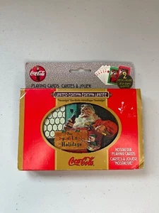 Vintage Coca-Cola Ltd Ed Nostalgia Playing Cards 2 Decks In A Collectible Tin - Picture 1 of 3