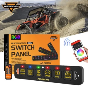 AUXBEAM AS-600 RGB Switch Panel bluetooth Remote Control For Can AM Maverick X3 - Picture 1 of 12