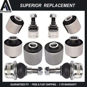 AUTOACER - 10p Front Lower Control Arm Bushes & Ball Joint Kit for Mercedes W211 - Picture 1 of 12