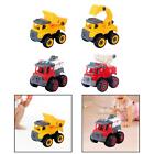 DIY Disassemble Truck Kids Construction Vehicle Toy Set with Screwdriver,
