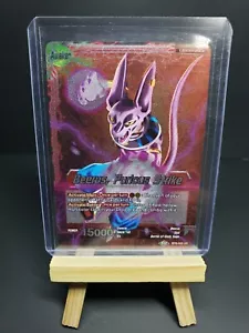 X1 Foil Dragon Ball Super Beerus Beerus, furious Strike Malicious Machinations - Picture 1 of 2
