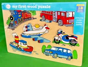 MY FIRST WOOD PUZZLE - Baby Connection 1+ Puzzle - Picture 1 of 9