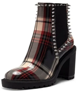 Jessica Simpson Demmie Embellished Round-Toe Chelsea Ankle Bootie Dark Tan Bombo - Picture 1 of 6