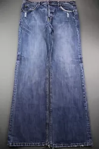 Para hombre 575 Vaqueros Bota Vaquera Corte Penny Envejecida Botón Mosca Talla 36 (MSR 36x34) - Imagen 1 de 11