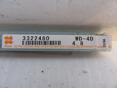 4.80mm Exocarb WD4D Drill, OSG 3322480 - Image 1 of 2