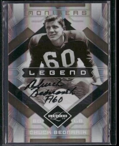 2009 Donruss Limited #110 Chuck Bednarik Monikers Autographs Gold #/50 - Picture 1 of 2