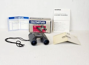 Olympus Compact Binoculars 8x22 RC II WeatherProof Roof Prism Field 7.8 (Works) - Picture 1 of 18