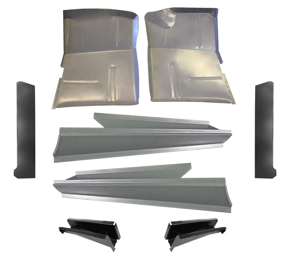 8 piezas 73 91 Chevy Blazer Extended Floor Pan X-Rocker interior y soporte GMC Foto 1 de 1