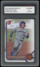 FRANCISCO ALVAREZ 2022 BOWMAN PROSPECTS (Topps) 1ST GRADED 10 ROOKIE CARD METS