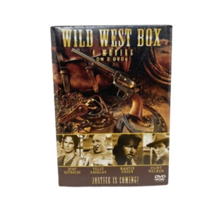 WILD WEST BOX 4 Movies DVD 2 Disc Set 2005 New SEALED Pancho Villa Navajo Joe - Picture 1 of 4