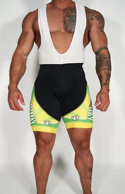 SHORTS DE CICLISMO CON TIRANTES ACOLCHADOS PARA HOMBRE TALLA X-GRANDE Foto 1 de 4