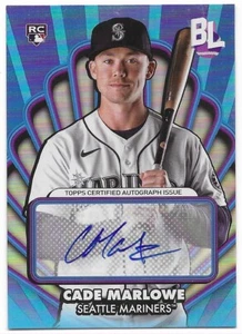 2024 Topps Big League Opening Act Auto Cade Marlowe (#OAA-CMR) Mariners RC - Picture 1 of 2