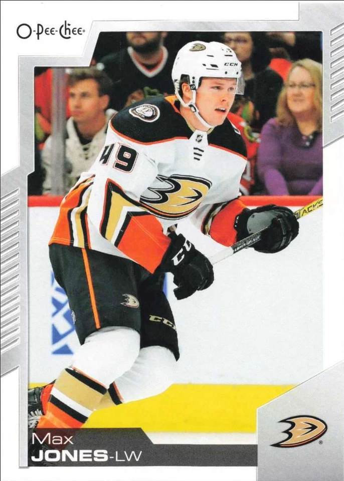 2020-21 O-Pee-Chee Max Jones Anaheim Ducks #10 - Image 1 of 2