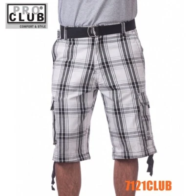 PRO CLUB CARGO SHORTS MEN PROCLUB CAMO COMBAT BDU SHORT LONG LENGTH BIG AND TALL - Image 1 of 4