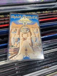 IRON MAIDEN POWERSLAVE UK 1984 CASSETTE CLEAR - Imagen 1 de 3