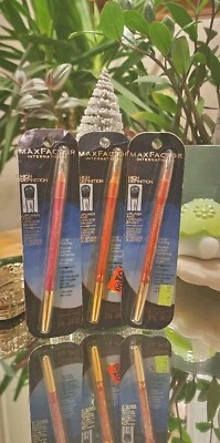 De Colección Max Factor Delineadores de Labios Alta Definición Lápiz Labial Cepillo Magenta Coral Foto 1 de 4