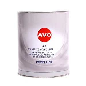 AVO 2K HS 4:1 Grundier Füller Filler Grundierung Weiss 4 L Dickschicht A020440 - Bild 1 von 1