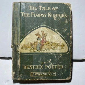 The Tale of The Flopsy Bunnies Potter, Beatrix 1937 Acceptable Faded and torn - Imagen 1 de 12