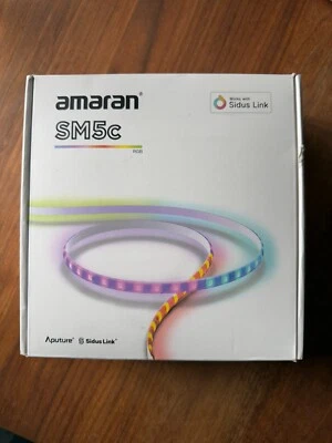 Tira de luz LED Smart Pixel Aputure Amaran SM5c 5M 20W Salida 300 RGB Foto 1 de 3