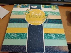 ALMOHADILLA DE DISEÑO PARA SCRAPBOOKING 30 HOJAS/DISEÑOS 3X10/15X15 CM FLORES FRESCAS - Imagen 1 de 1