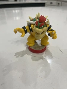 Figura Bowser Amiibo Nintendo Super Mario Bros. con Base Roja Usada 3DS WII U - Imagen 1 de 4