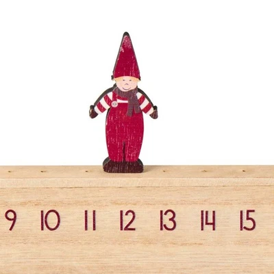 IB Laursen Calendario de Navidad Wichtelmännchen 50CM Decoración - Imagen 1 de 4