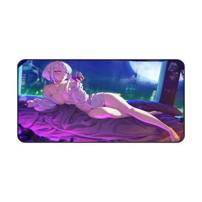 Lucyna Kushinada Desk Mat, Cyberpunk Mousepad, Large XL XXL Gaming Pad - Image 1 of 4