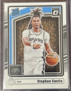 2024-25 Donruss Optic Basketball Stephon Castle San Antonio Spurs RC #254 Mt-NM - Bild 1 von 2