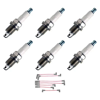 For Jeep Grand Cherokee 93-98 Denso Spark Plug Wire & Spark Plug Kit Foto 1 de 2
