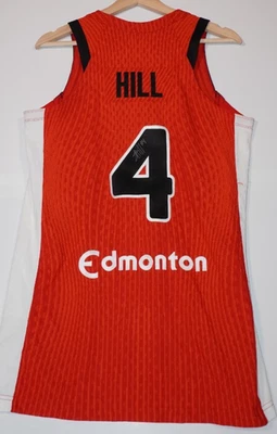 Camiseta Sami Hill 2024 Juegos Olímpicos Exposición Usada Firmada Equipo Canadá LOA**** Foto 1 de 4