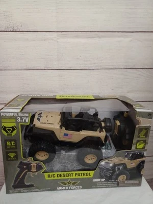 Remote Control  RC Desert Patrol Jeep Armed Forces Rechargeable Vehicle USB - Image 1 of 4