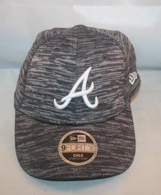 MLB New Era 9Forty Atlanta Braves Snapback Gorra Gorra Sombrero - Talla Infantil - Nuevo Foto 1 de 4