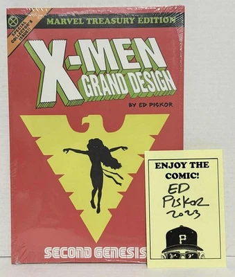 X-Men Grand Design Second Genesis Marvel Treasury Sized Ed Piskor + Signed Print - Image 1 of 4