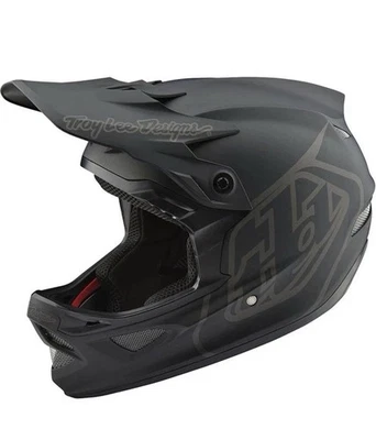 XXL Troy Lee Designs TLD D3 Fiberlite Downhill MTB Casco Mono Mate Negro 2XL Foto 1 de 4