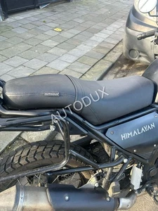 Fit For Royal Enfield Himalayan 411 Vegan Leather Custom/Modified Touring Seat - Picture 1 of 3