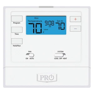 PRO1 IAQ  Low Volt Prog Tstat Heat/Cool,24V AC 45KE97 - Picture 1 of 1