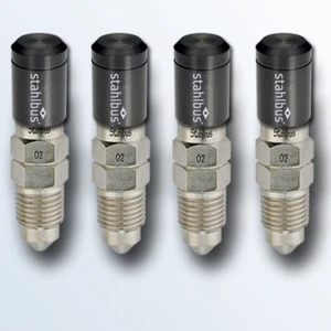 Stahlbus Entlüftungsventil M10x1.0x16mm (M) normal, mit anthrazitfarbener Kappe, - Picture 1 of 3