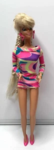 Vintage Blonde Totally Hair Barbie 1991 Vintage Mattel Doll - Picture 1 of 7