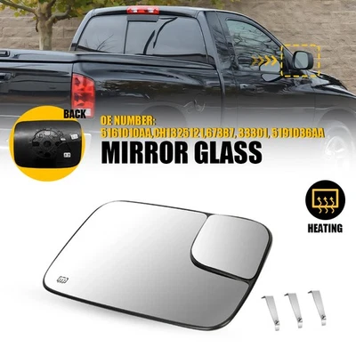Espejo retrovisor térmico derecho delantero derecho Fit RAM DODGE 1500 2500 PICKUP 3500 2005-2008 Foto 1 de 4