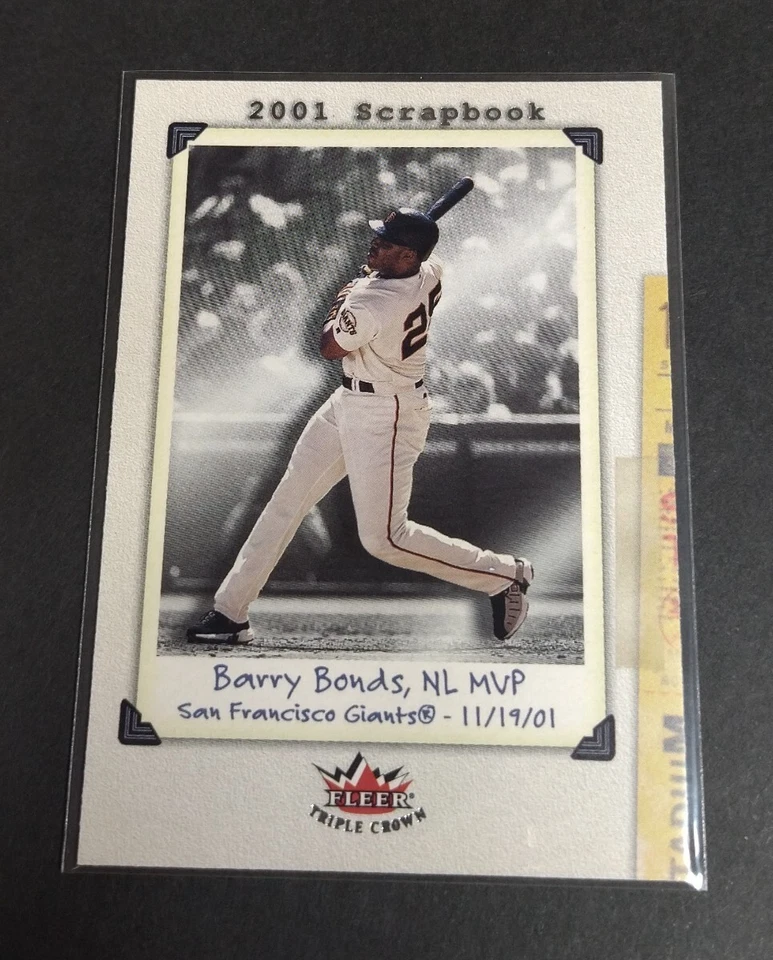 MLB 2002 Fleer Barry Bonds Giants Scrapbook No.248 Used Card KKC - Image 1 of 2
