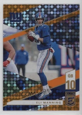 2019 Panini Donruss Elite Orange /49 Eli Manning #78 - Image 1 of 2