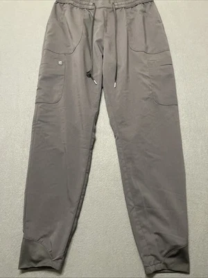 Paquete de 2 Pantalones Exfoliantes CHEROKEE Medianos Unisex Carga Cordón Gris Estaño Foto 1 de 4
