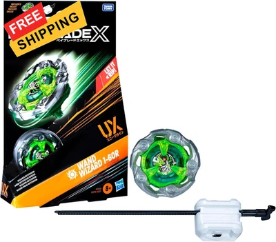 Beyblade X Wand Wizard 1-60R UX Starter Pack Set con tapa tipo ataque y...  Foto 1 de 4