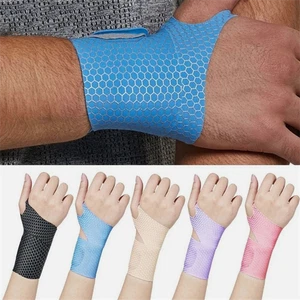 Sports Wrist Brace Support Compression Strap Wrap Sprain Arthritis Pain Relief - Picture 1 of 27
