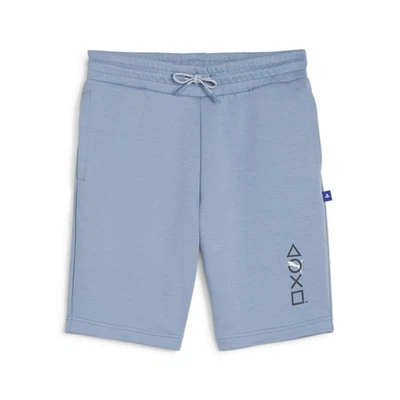 Pantalones Cortos PUMA Playstation con Cordón Jóvenes Niños Azul Informal Pantalones Atléticos 62486 Foto 1 de 2