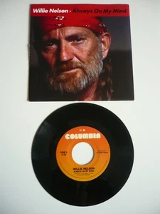 Willie Nelson Always On My Mind 7" Vinyl US 2013 Columbia Legacy Single - Foto 1 di 12