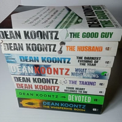 8x Dean Koontz Books Bulk Lot Thriller Horror Suspense Novels Large Paperback - image 1 of 4